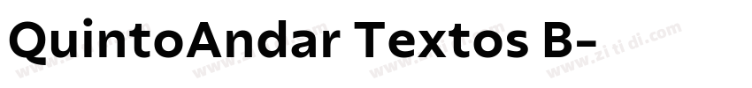 QuintoAndar Textos B字体转换